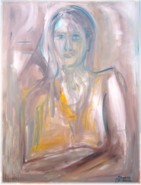 Porträt in Braun, 80 x 60 cm, 2010